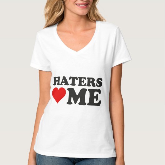 ハターズは私を愛している Tシャツ (正面)