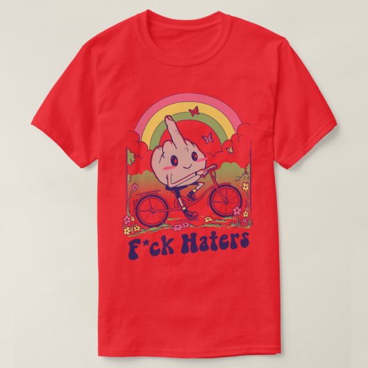 ハターズを食べる Tシャツ (デザイン正面)