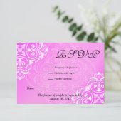 ハダサカスタムスバルミツワー招待状RSVP 出欠カード (スタンド正面)