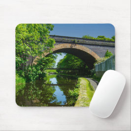 ハダーズフィールド・ブロード運河とホワイトエーカー工場用水路橋 マウスパッド
