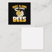 ハチが好きなだけの少女 ノートカード (正面/裏面)