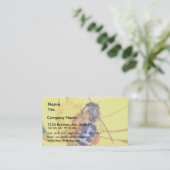 ハチが花粉を花 名刺 (スタンド正面)