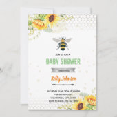 ハチさんのお誕生日会へようこそ 招待状 (正面)