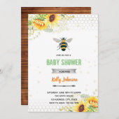 ハチさんのお誕生日会へようこそ 招待状 (正面/裏面)