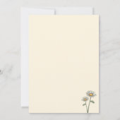 ハチとデイジーのベビーシャワー 招待状 (裏面)