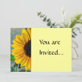 ハチとヒマワリ 招待状 (スタンド正面)