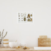 ハチとビー保ズ、「若い猟師」からp ポスター (キッチン)