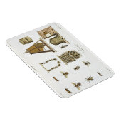 ハチとビー保ズ、「若い猟師」からp マグネット (右側)