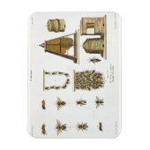 ハチとビー保ズ、「若い猟師」からp マグネット (縦)