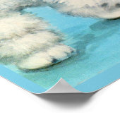 ハチとプードル ポスター (角)