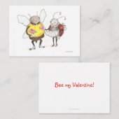 ハチとラディバグの小さなバレンタイン ノートカード (正面/裏面)