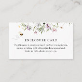 ハチとラベンダー オーダーメイド 封筒付きカード エンクロージャーカード (正面)
