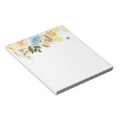 ハチと蜂の巣と花 ノートパッド (アングル)