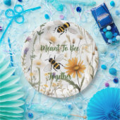 ハチと野の花は一緒に咲くつもりだった。 ペーパープレート (パーティー)