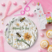 ハチと野の花は一緒に咲くつもりだった。 ペーパープレート (パーティー)