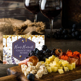 ハチに愛されミツバチに愛されるフードカード ポスター