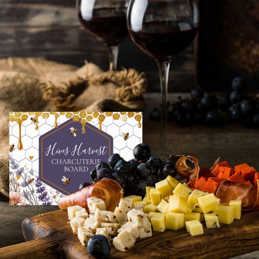 ハチに愛されミツバチに愛されるフードカード ポスター