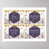 ハチに愛されミツバチに愛されるフードカード ポスター (正面)