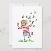 ハチに追われる 招待状 (正面)