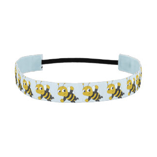 ハチのアニメ運動用ヘッドバンド アスレチックヘッドバンド