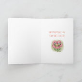 ハチのキッス バレンタインデーのカード カード (内部)