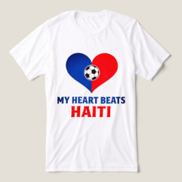 ハチのサッカーハートビート ハチは私のハート トライブレンドTシャツ