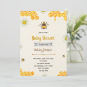 ハチのテーマパーティーの招待状 招待状 (スタンド正面)