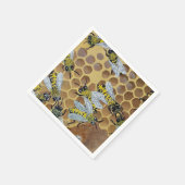 ハチのナプキン スタンダードカクテルナプキン (角)