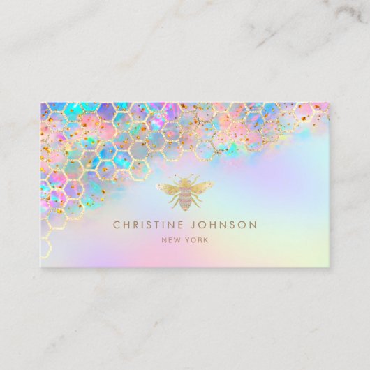 ハチのハチカラフル 名刺 (正面)