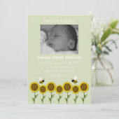 ハチのブズ 誕生発表 案内状 (スタンド正面)