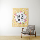 ハチのブライダルシャワーの背景 ブライドトゥビー カスタム タペストリー (インサイチュ)