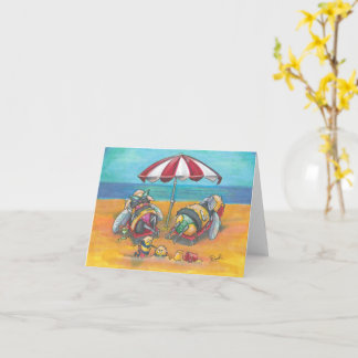 ハチの休暇用無地グリーティングカード カード