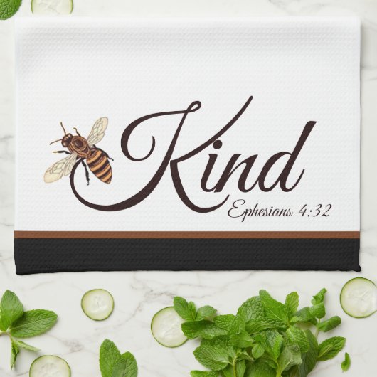 ハチの優しいキッチンタオル キッチンタオル (折り畳み)