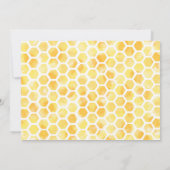 ハチの写真招待状 招待状 (裏面)