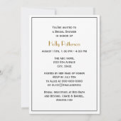 ハチの巣とハチ #1 ヘラルディック ヴィンテージ 招待状 (裏面)