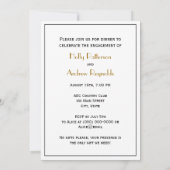 ハチの巣とハチ #1 ヘラルディック ヴィンテージ 招待状 (裏面)