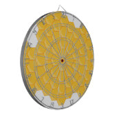 ハチの巣のハニカム六角形の模様 ダーツボード (正面左)