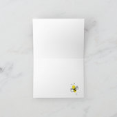 ハチの巣の誕生日折り紙の感謝カード サンキューカード (内部)