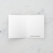 ハチの巣 かわいい ハチの絵 手紙カード ありがとう ノートカード (内部)