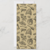 ハチの巣 ハニービー 誕生日パーティー イベントチケット 招待状 (裏面)