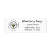 ハチの態度 ラベル (正面)