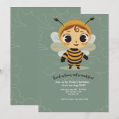 ハチの招待状 招待状 (正面/裏面)
