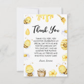 ハチの日お誕生日 サンキューカード (正面)