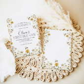 ハチの日のバンブルビーガールズ 誕生日 フラワー 招待状