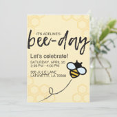ハチの日招待状 招待状 (スタンド正面)