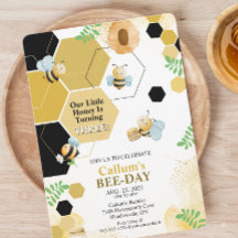 ハチの日誕生日招待状