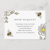 ハチの本を持って来てカードの依頼 エンクロージャーカード (正面)