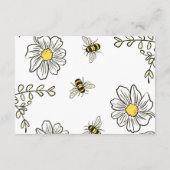 ハチの本を持って来てカードの依頼 エンクロージャーカード (裏面)