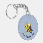 ハチの漫画キーチェーン キーホルダー (正面左)