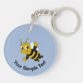 ハチの漫画キーチェーン キーホルダー (裏面)